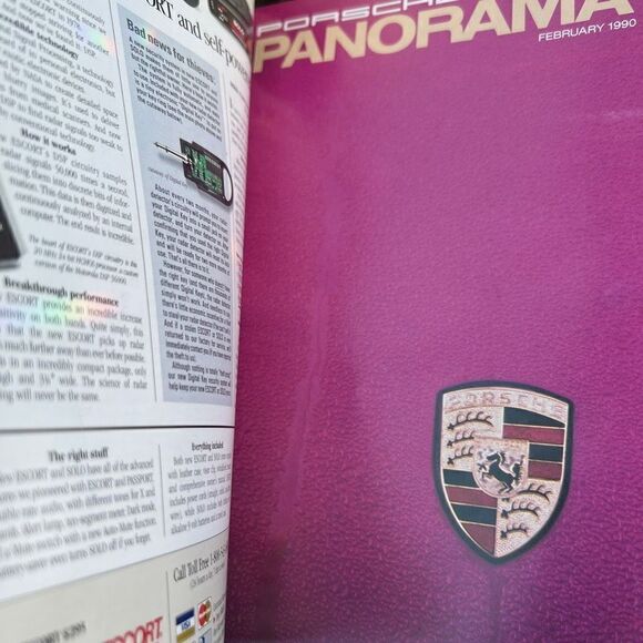 Porsche Panoramic Hardcover Bounded Magazines Vintage 1990 JAN-JUNE  PCA - Picture 8 of 11